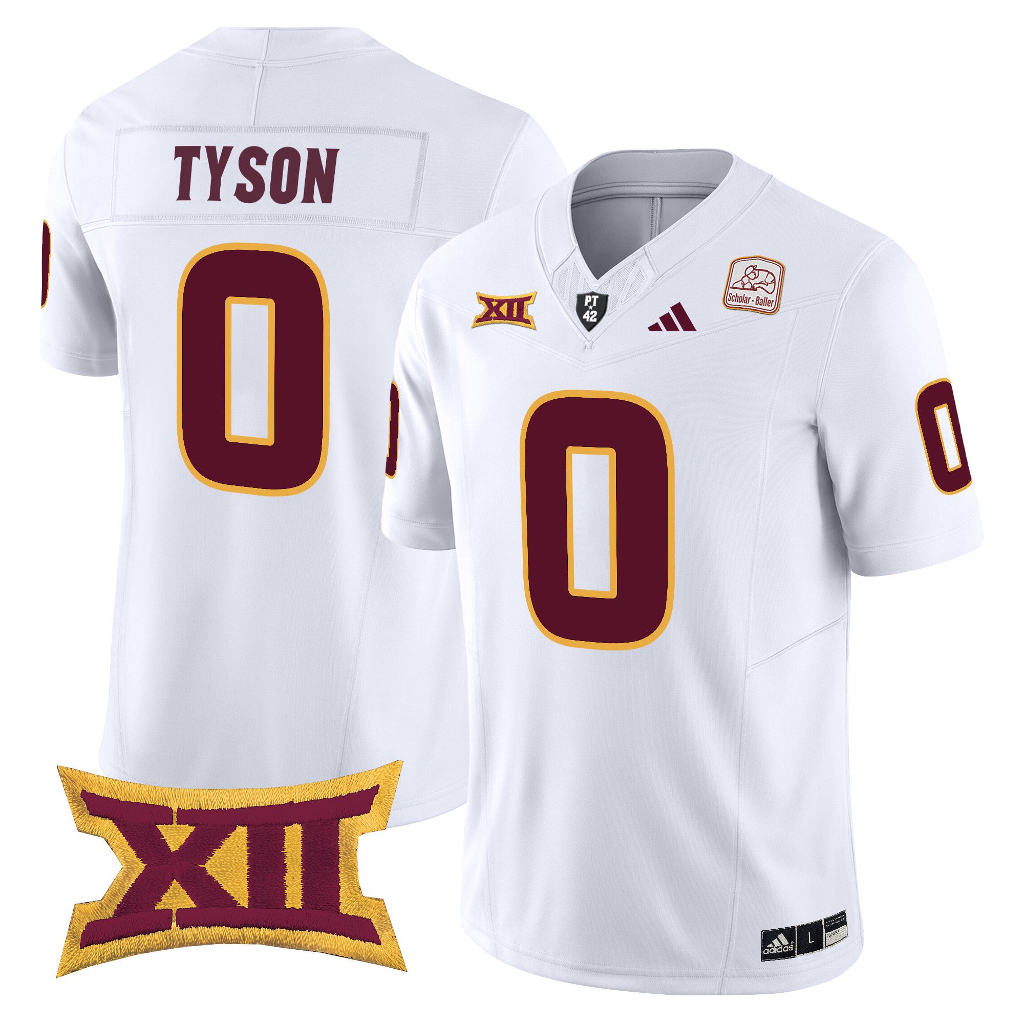 Men Arizona State Sun Devils #0 Tyson White Red 2024 Vapor Limited NCAA Jersey->ncaa teams->NCAA Jersey